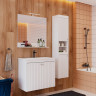 Пенал LEMARK ROMANCE 35 см подвесной/напольный, 2-х дверный, открывание лево/право, белый LM07R35P